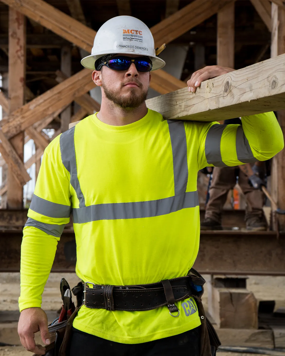 MEN'S LONG SLEEVE HI-VIS CLASS III T-SHIRT