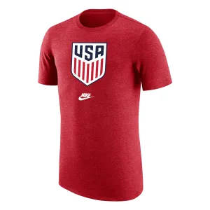 Men's Nike MNT Crest Tri-Blend Red Tee