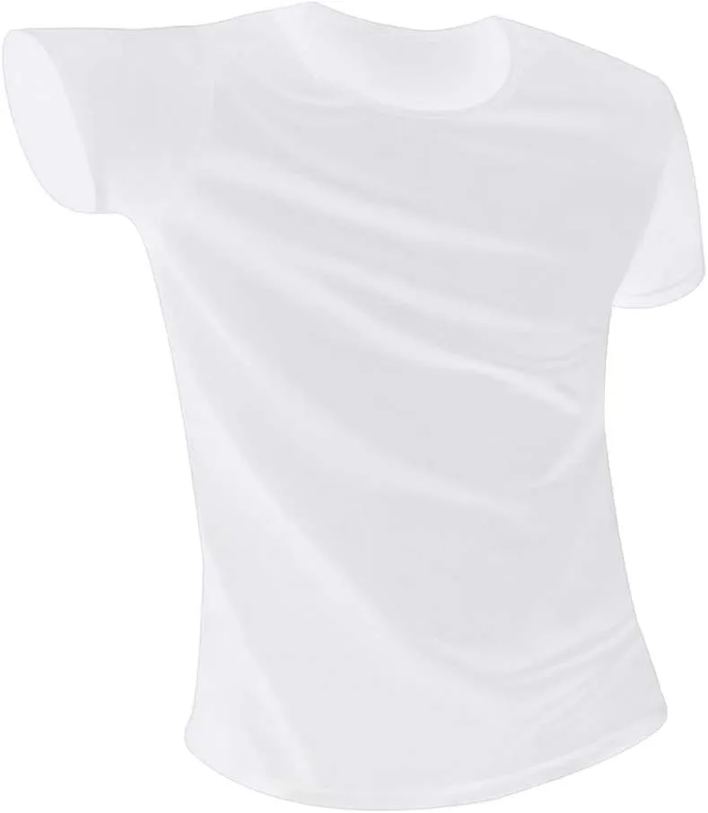 Men's T-Shirts, Anti-Dirty Waterproof Solid Color Men T Shirt Soft Short Sleeve Quick Dry Top White L