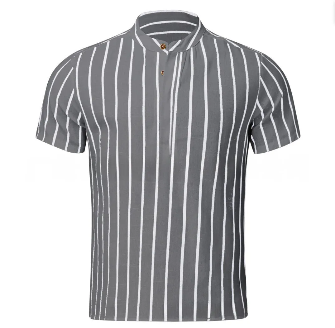 Men's Trendy Striped Casual Shirt