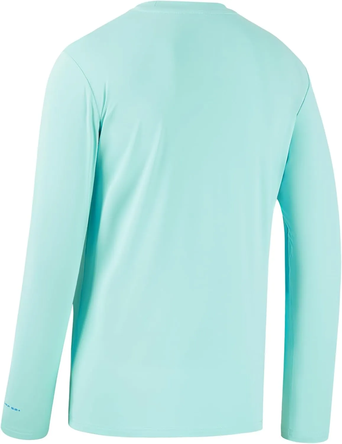 Mens UPF 50  Long Sleeve Performance T-Shirts Permanent UV Protective Quick Dry for Everyday Hiking Fishing Beach