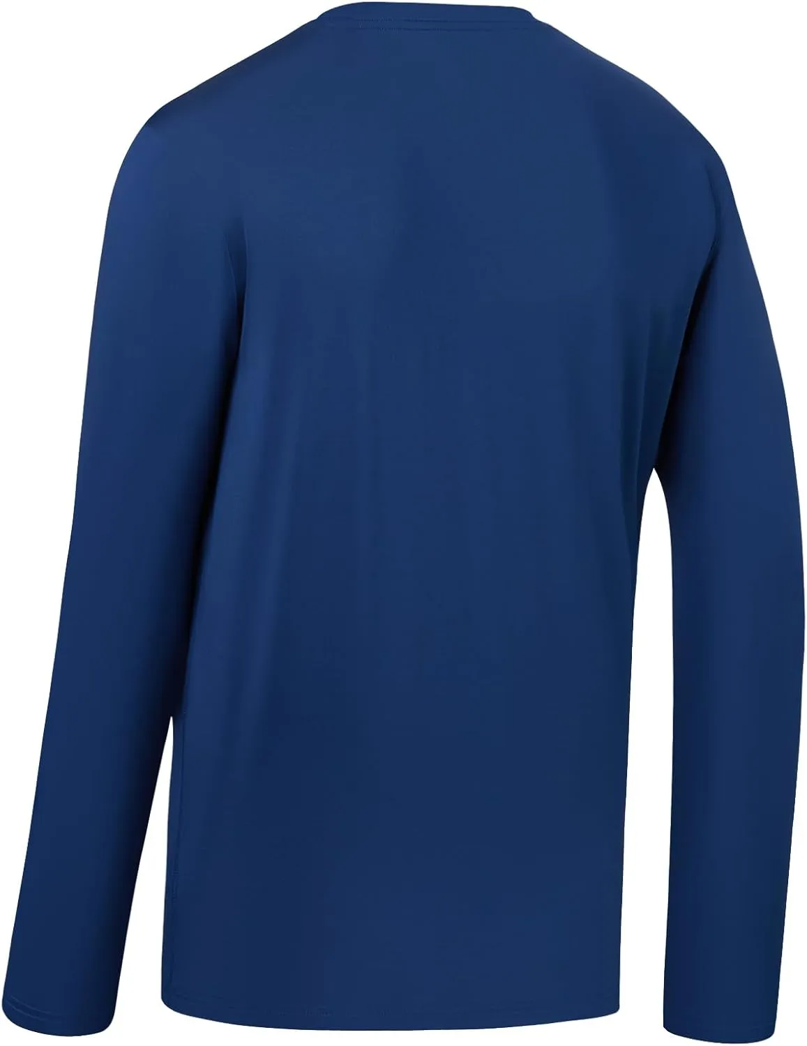 Mens UPF 50  Long Sleeve Performance T-Shirts Permanent UV Protective Quick Dry for Everyday Hiking Fishing Beach