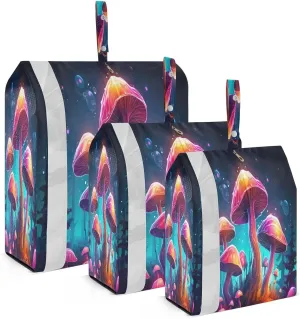 Mushroom Fall Packing Cubes for Travel 3 Set Packing Cubes Large Luggage Organizer Bags for Travel Accessories