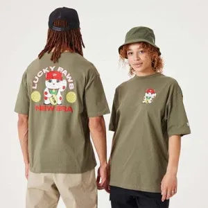 NEW ERA LUCKY PAWS CHARACTER GRAPHIC OVER-SIZED TEE