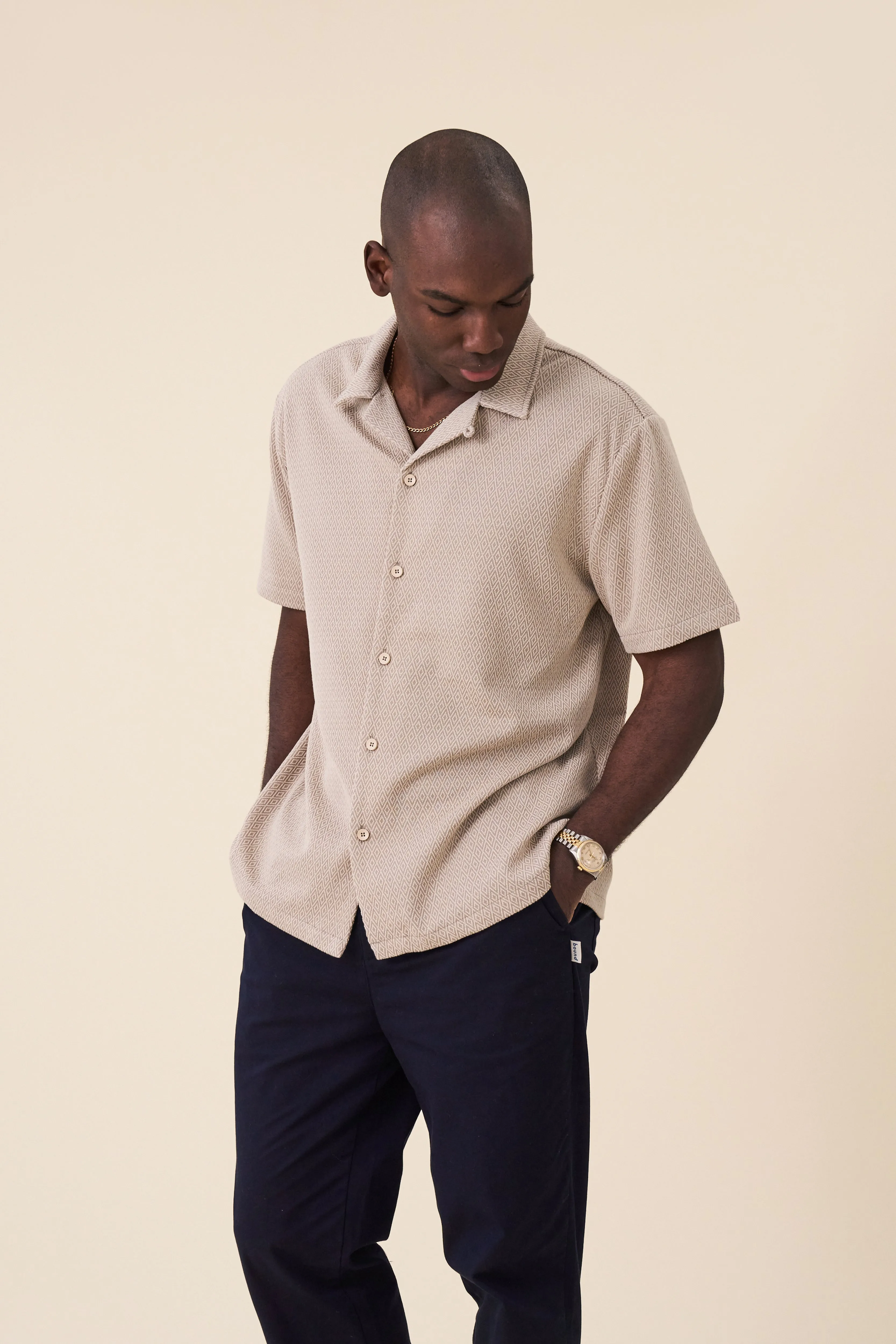 OAT DIAMOND CUBAN SS SHIRT