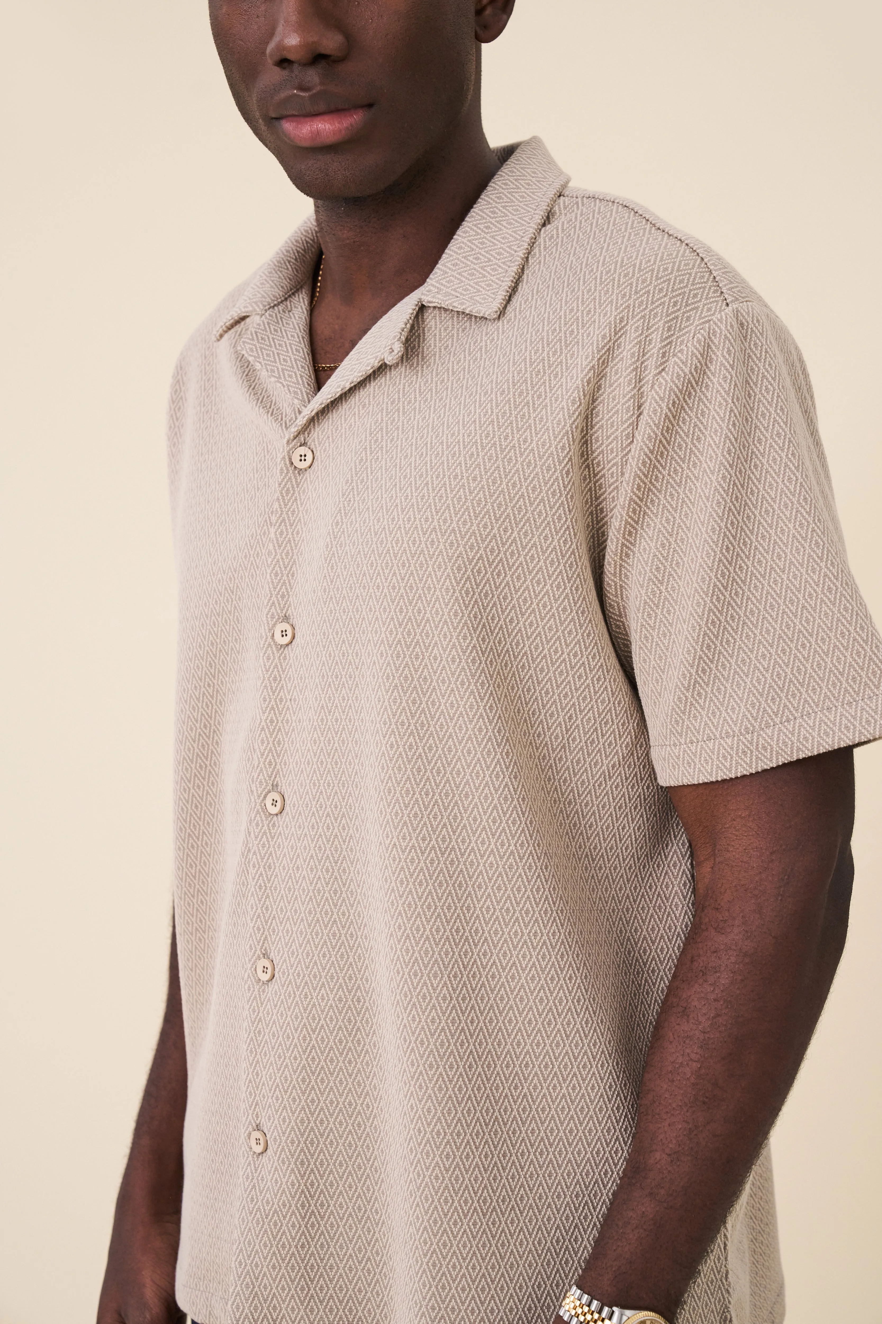 OAT DIAMOND CUBAN SS SHIRT