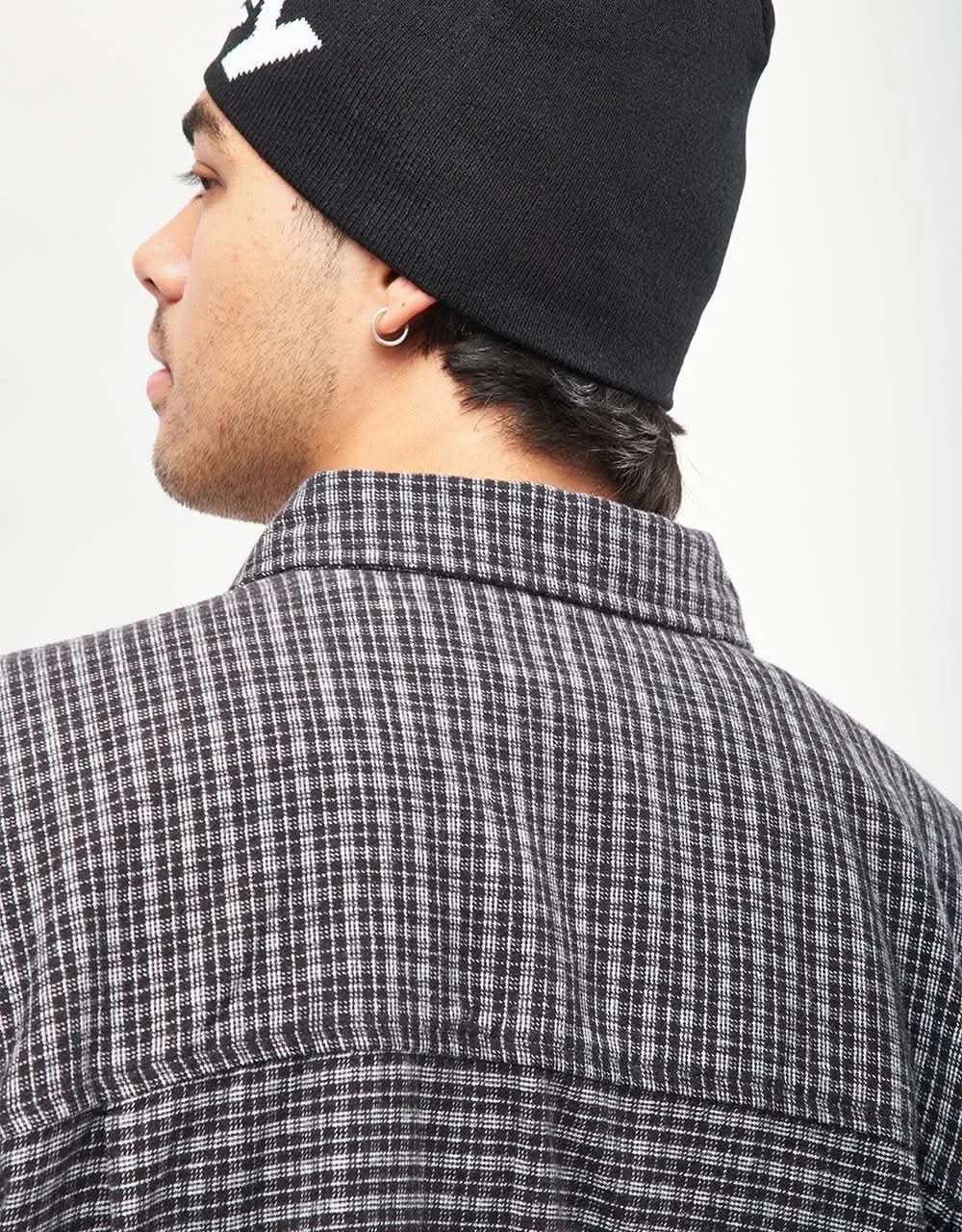 Obey Bigwig Knox L/S Flannel Shirt - Black Multi
