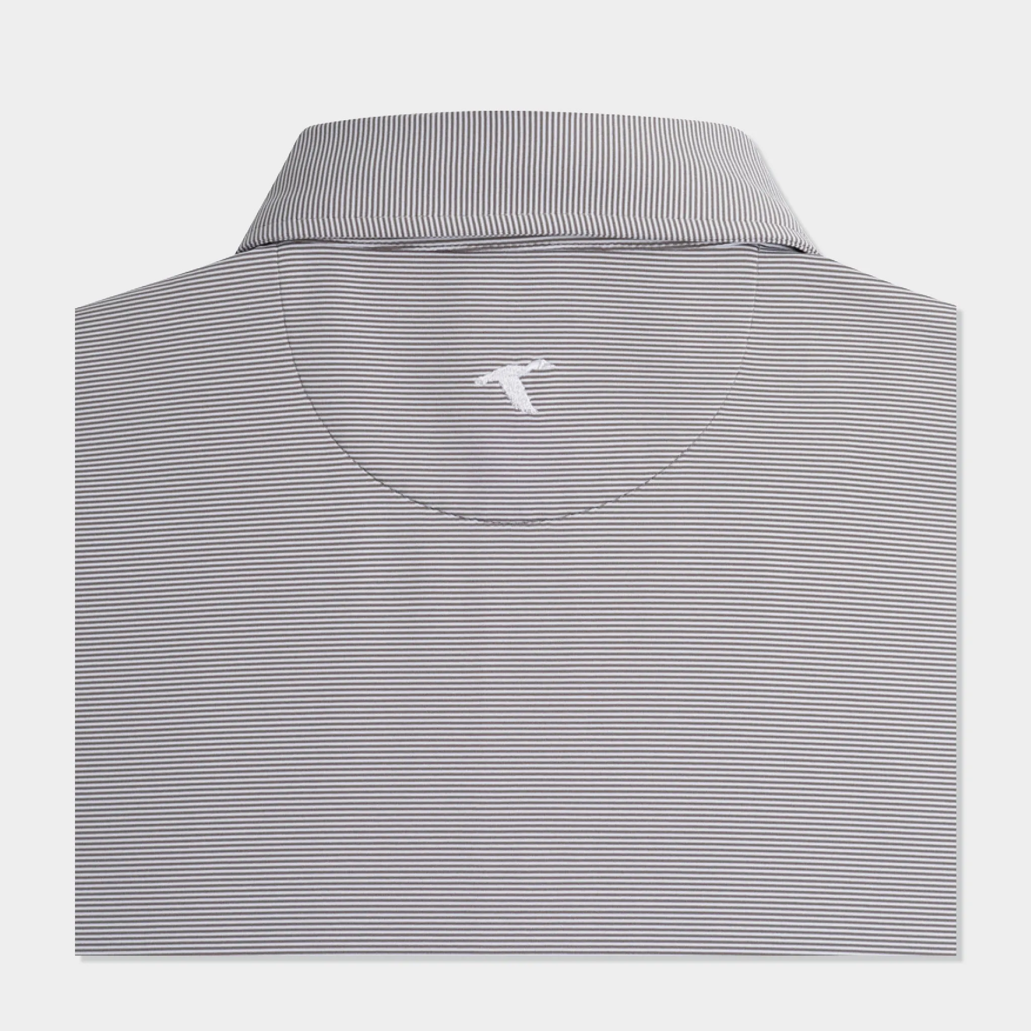 Oklahoma Pinstripe Performance Polo