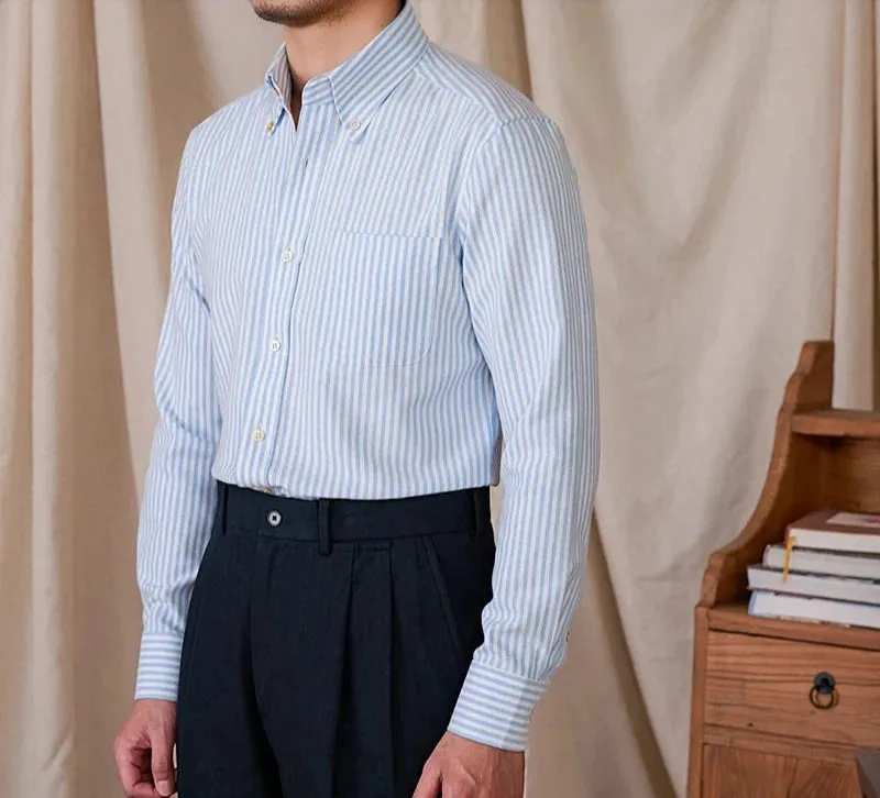 Oxford style casual cotton shirt