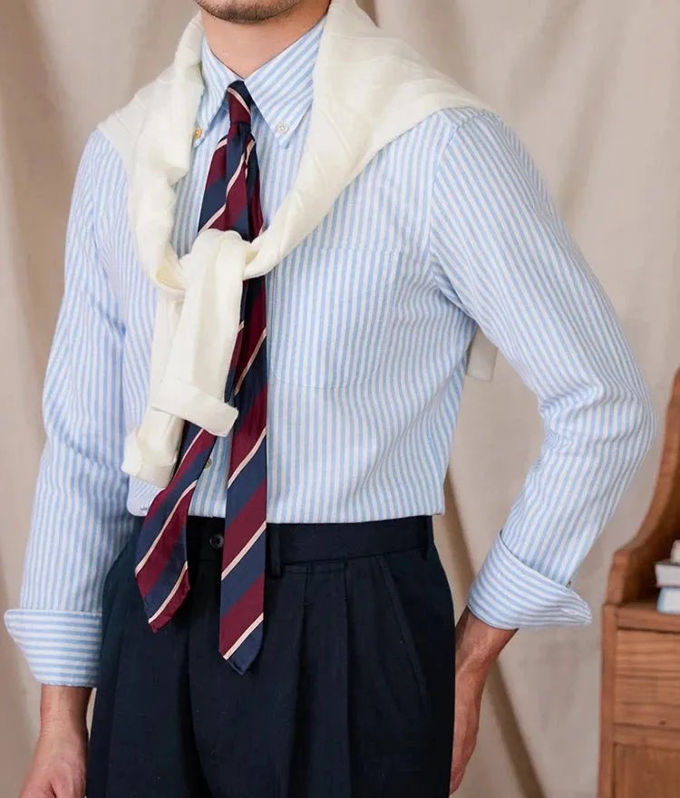 Oxford style casual cotton shirt