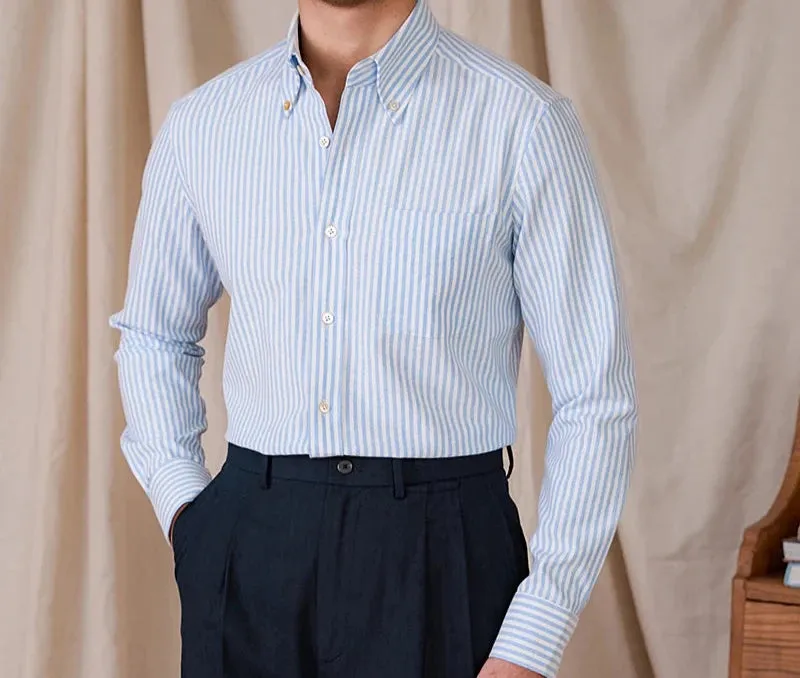 Oxford style casual cotton shirt