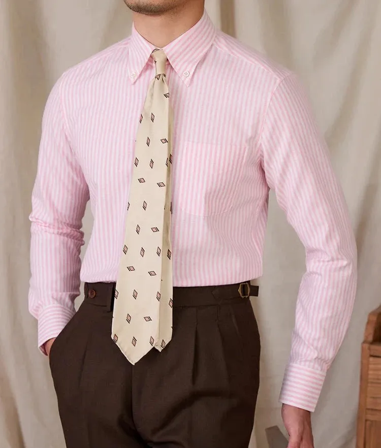 Oxford style casual cotton shirt