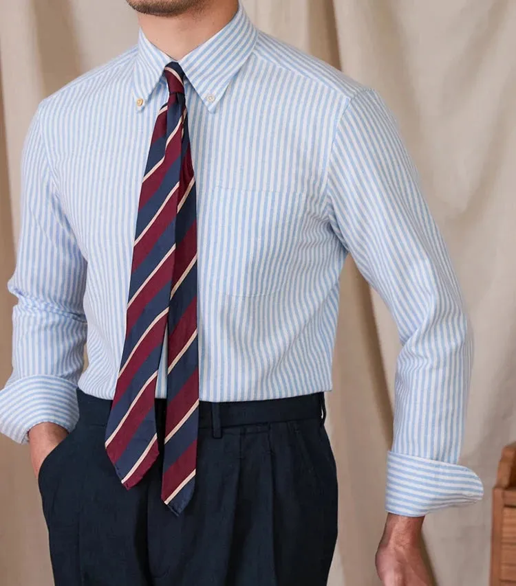 Oxford style casual cotton shirt
