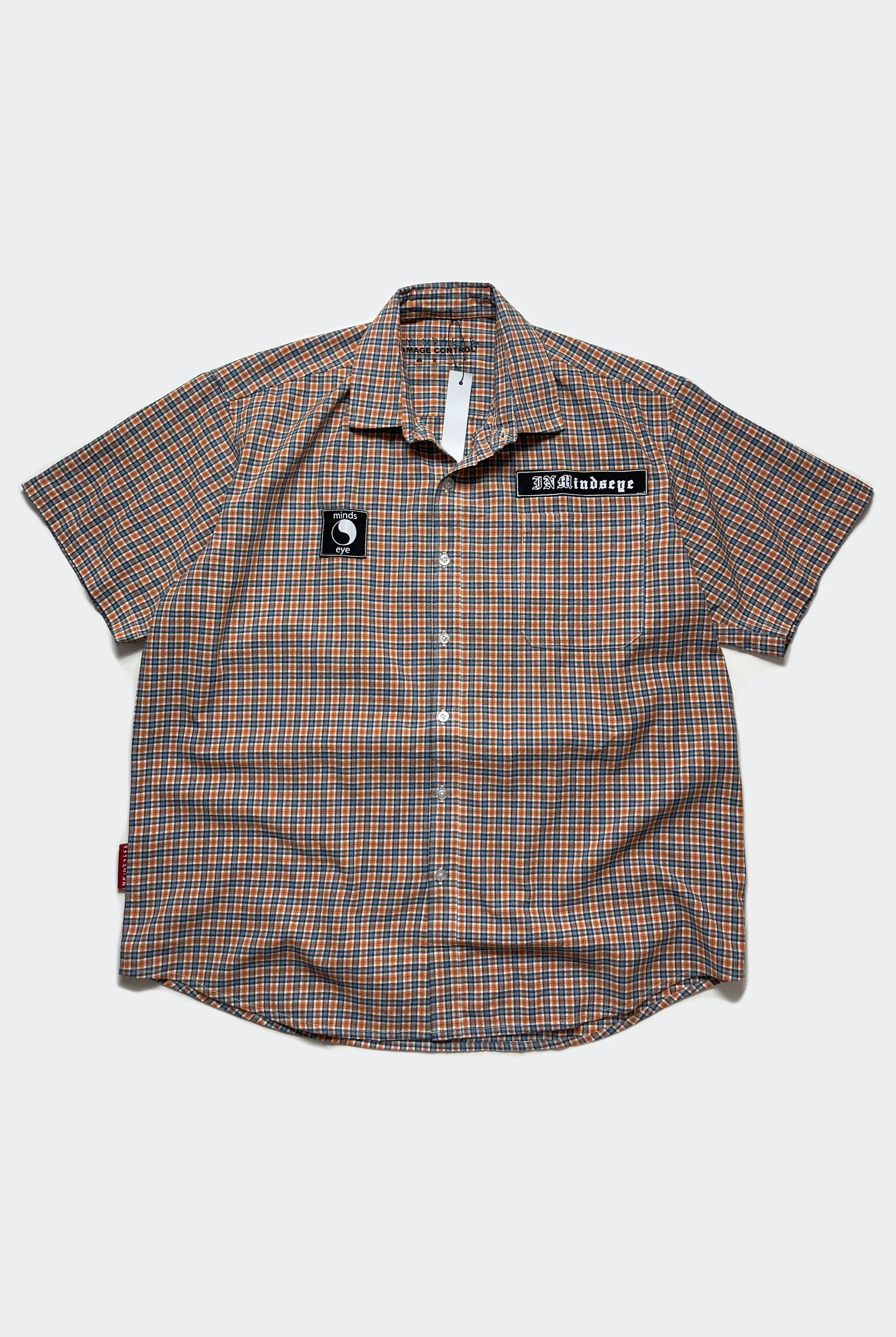 PJ HARVEY SHIRT / ORANGE CHECK