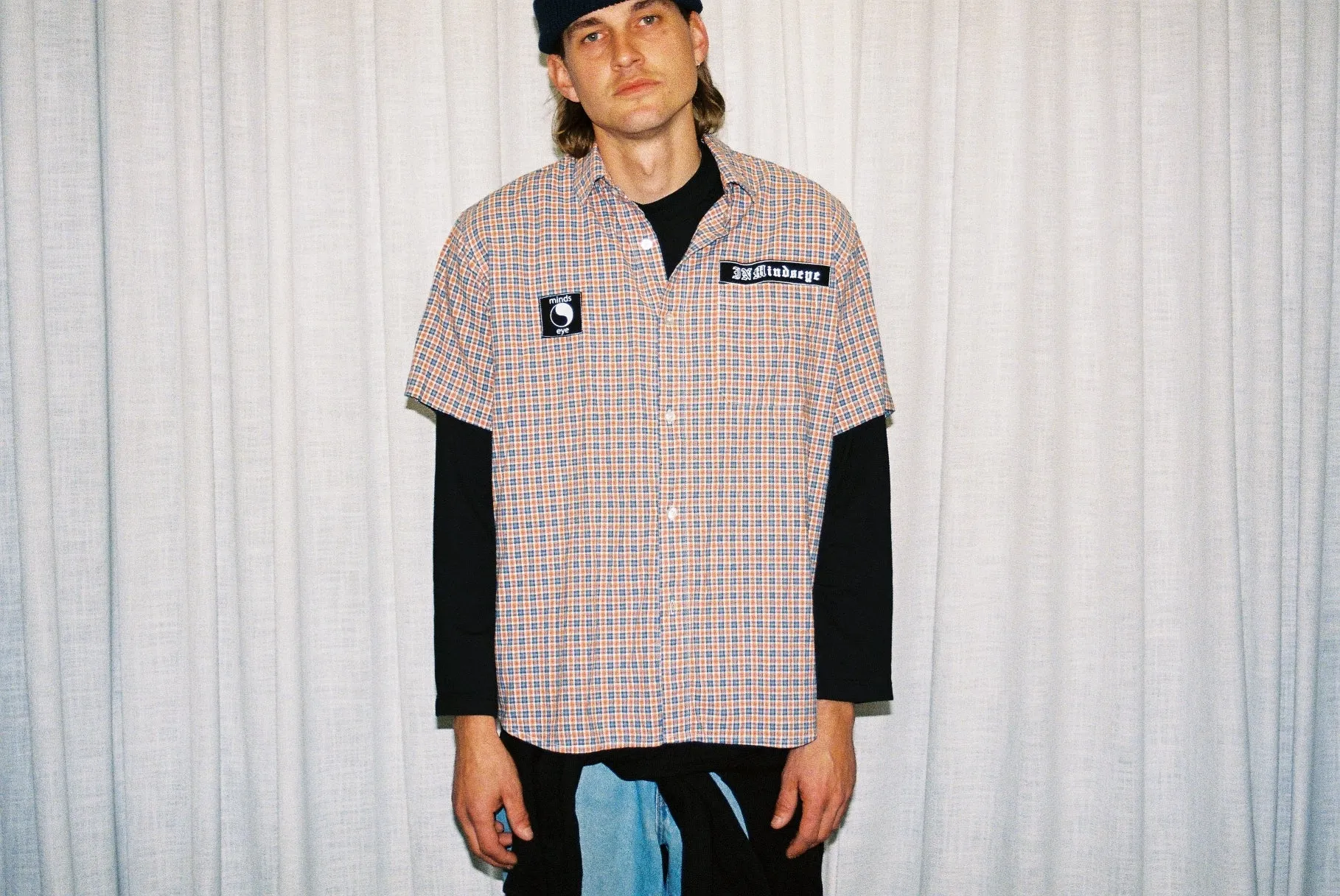PJ HARVEY SHIRT / ORANGE CHECK