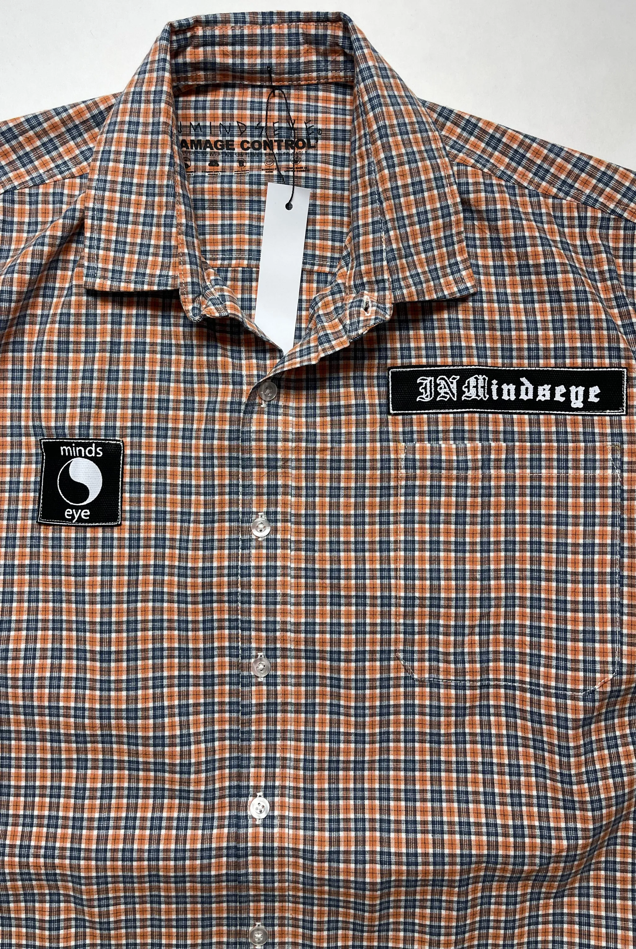 PJ HARVEY SHIRT / ORANGE CHECK