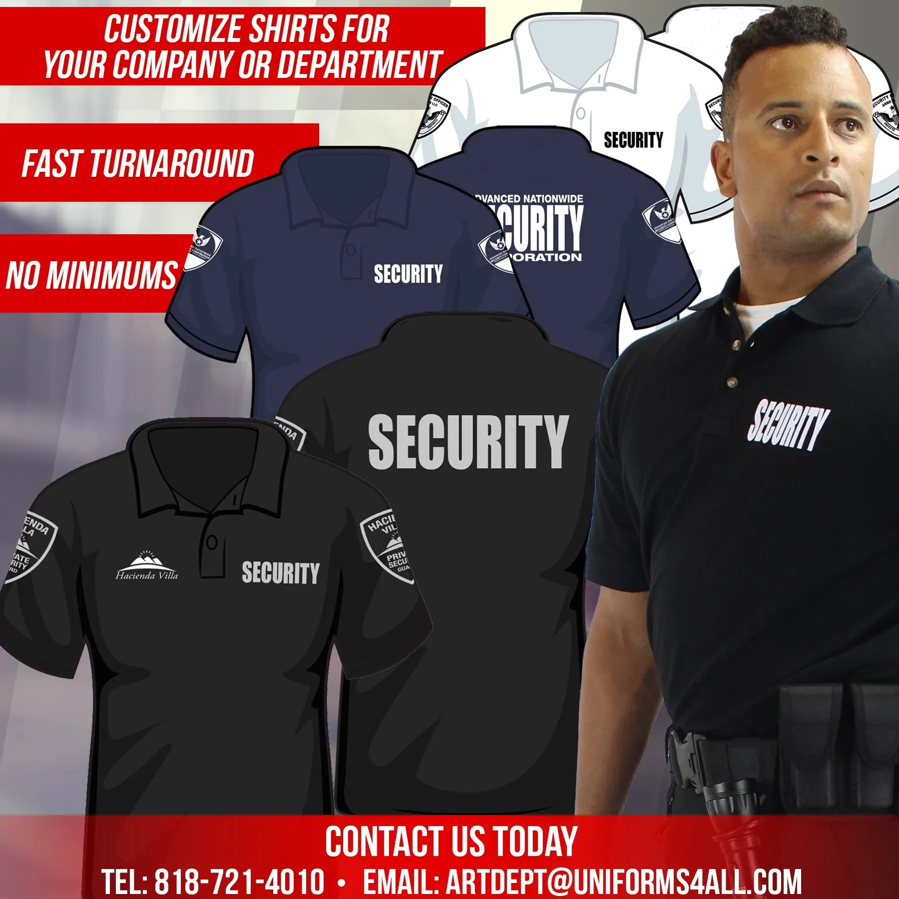 Police Tactical Performance Polo Shirts