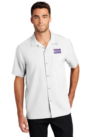 Port Authority Short Sleeve Performance Custom Shirts, White