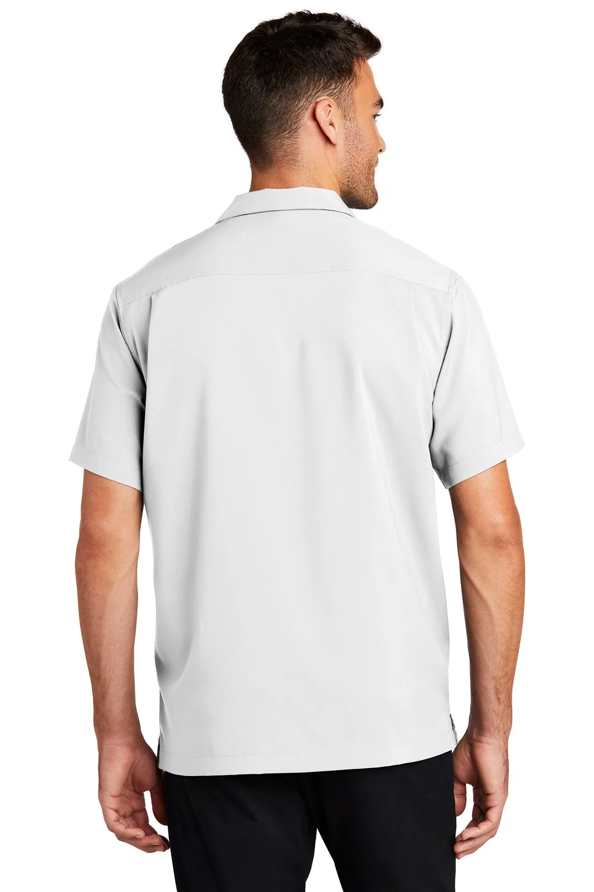 Port Authority Short Sleeve Performance Custom Shirts, White