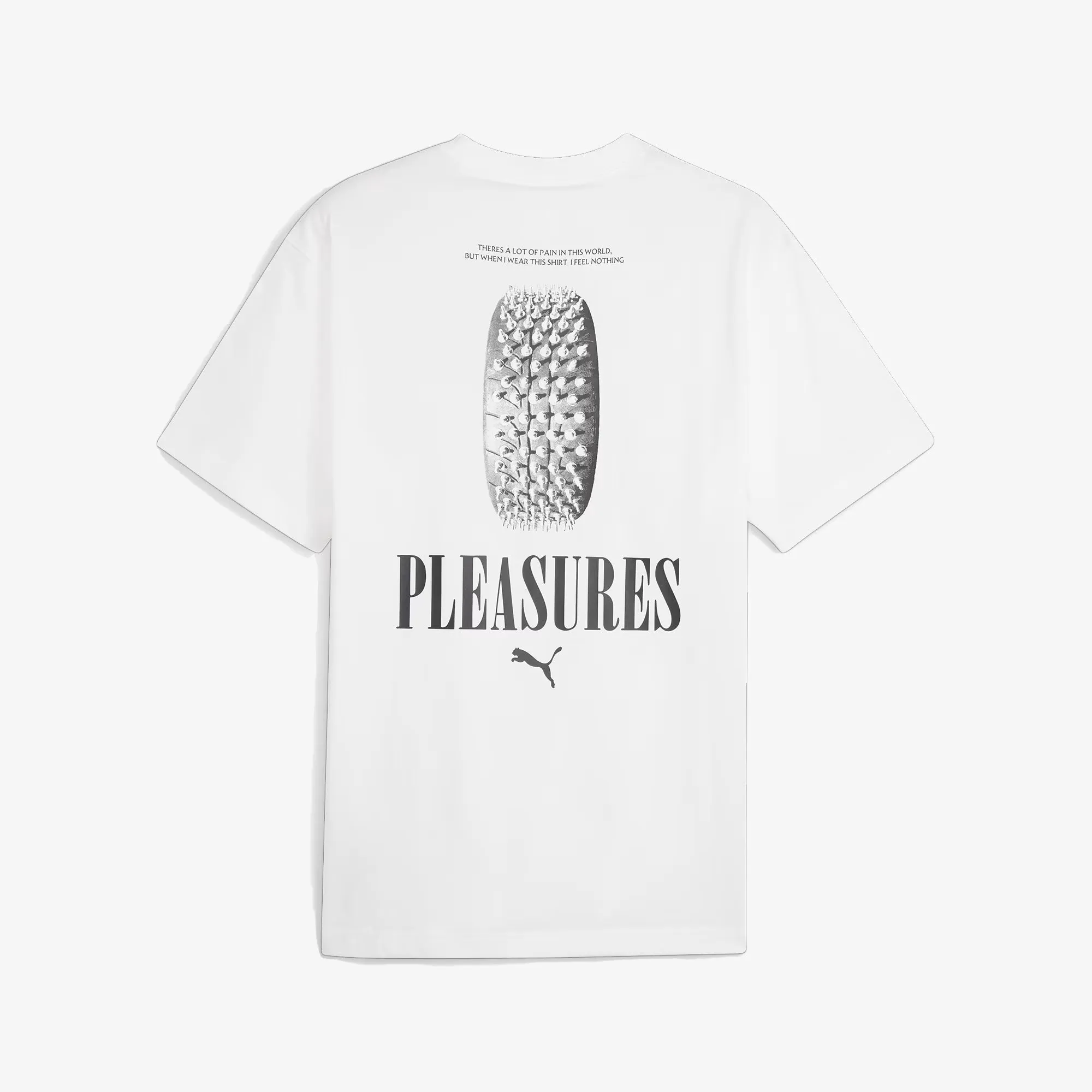 Puma | x PLEASURES GRAPHIC TEE  { WHITE