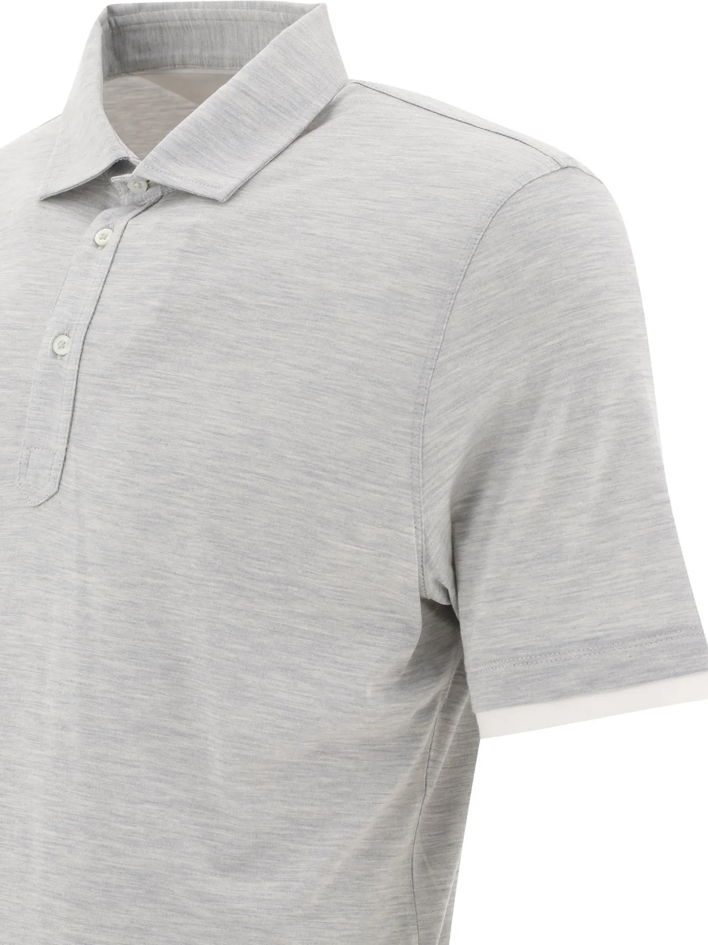 "FAUX-LAYERING" POLO SHIRT