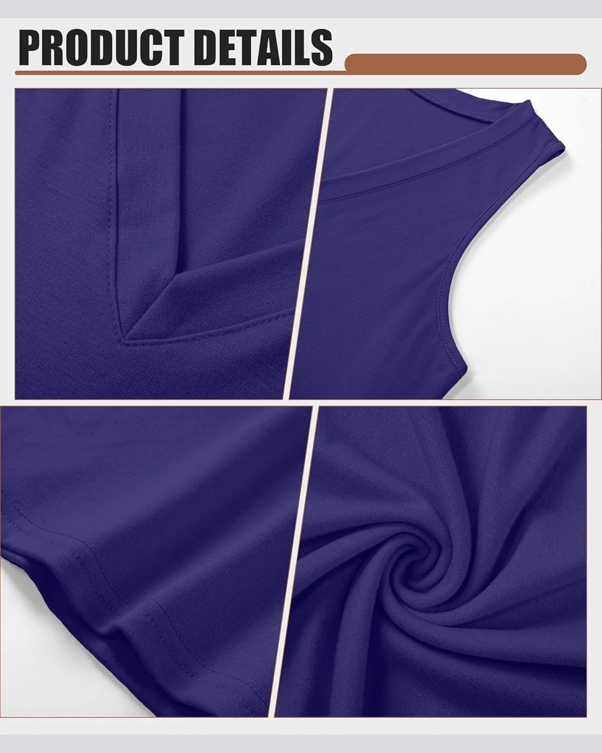 Riyiper 3 Pack Women's V Neck Tank Tops Sleeveless T Shirts Loose Casual Tunic Tank Summer 2025 Beach Vacation Clothes