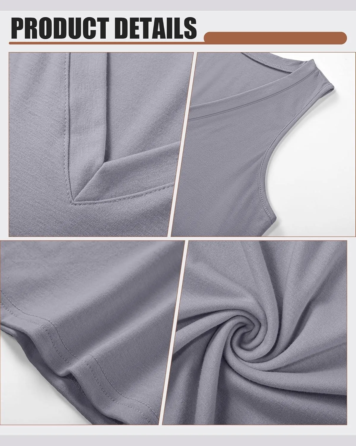 Riyiper 3 Pack Women's V Neck Tank Tops Sleeveless T Shirts Loose Casual Tunic Tank Summer 2025 Beach Vacation Clothes