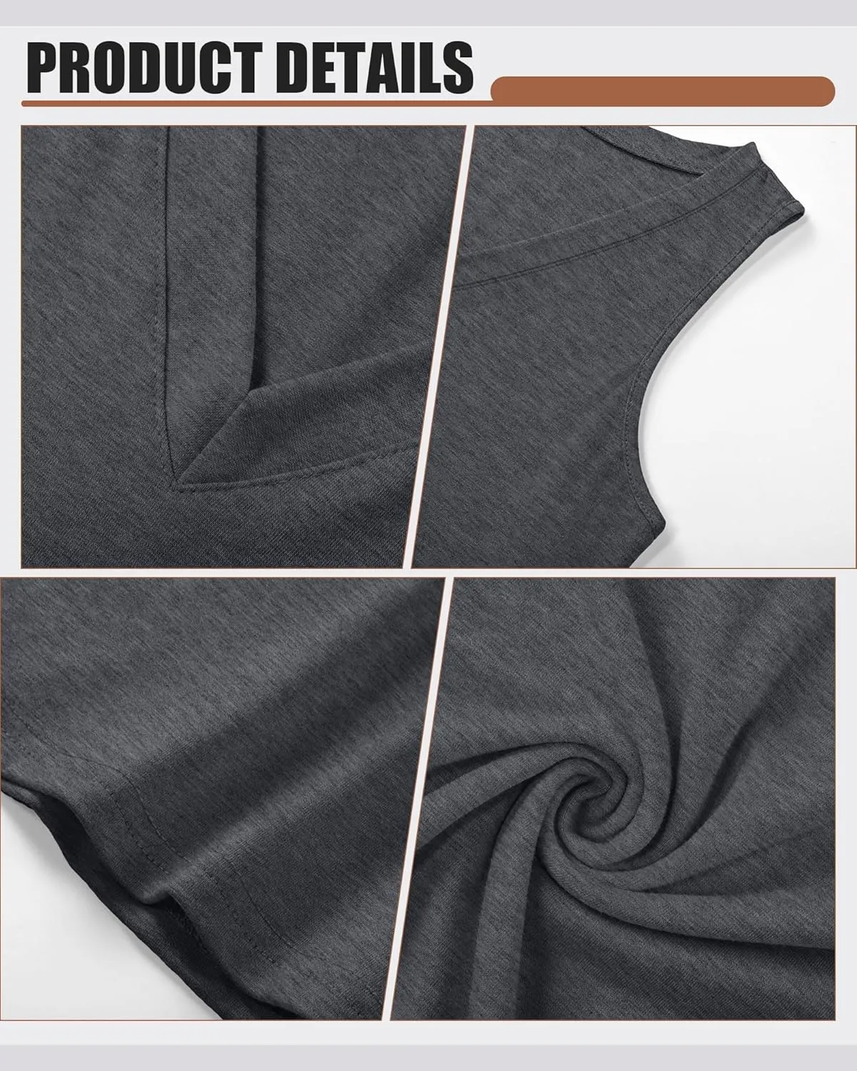 Riyiper 3 Pack Women's V Neck Tank Tops Sleeveless T Shirts Loose Casual Tunic Tank Summer 2025 Beach Vacation Clothes