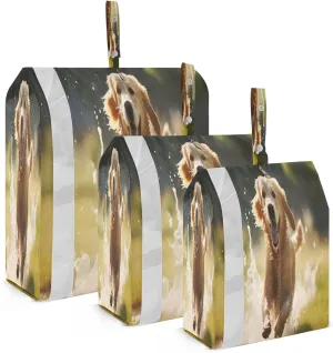 Running Dog Packing Cubes for Travel 3 Set Travel Organizer Suitcase Organizer for Luggage