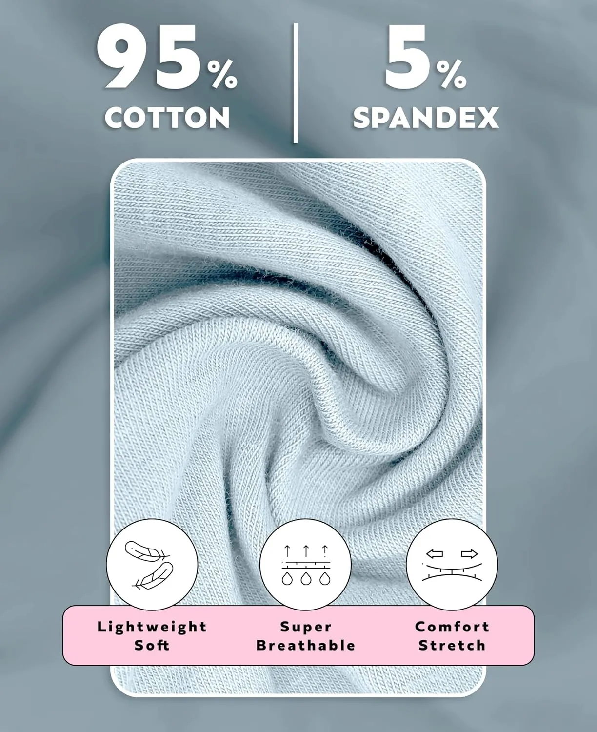 Sexy Basics Women's Cotton Stretch Long Sleeve V- Neck Athletic Tops | Casual & Active Color T Shirts | Multi Packs