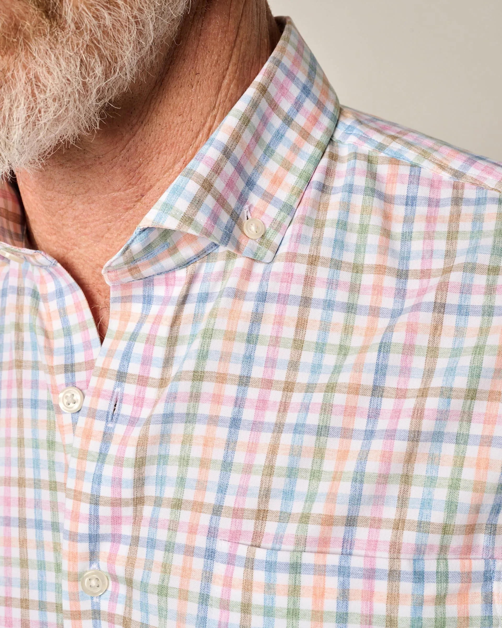 Short Sleeve Performance Button Down Shirt - Kyler