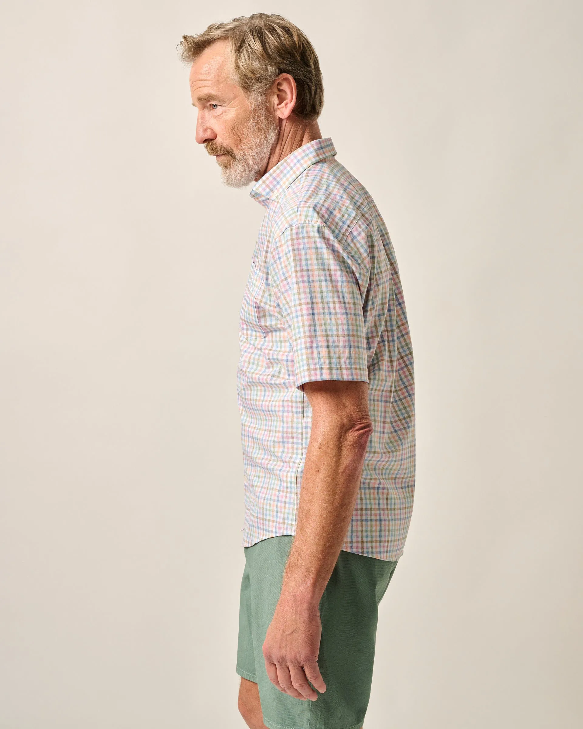 Short Sleeve Performance Button Down Shirt - Kyler