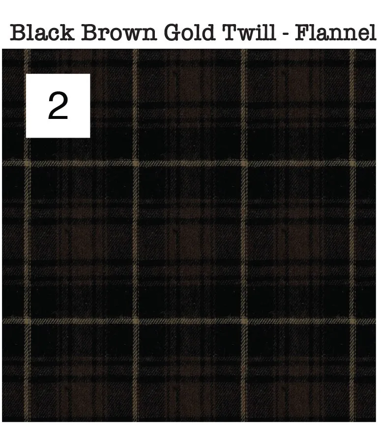 SMALL BATCH STYLES- "ELEVATED TWILL FLANNELS"