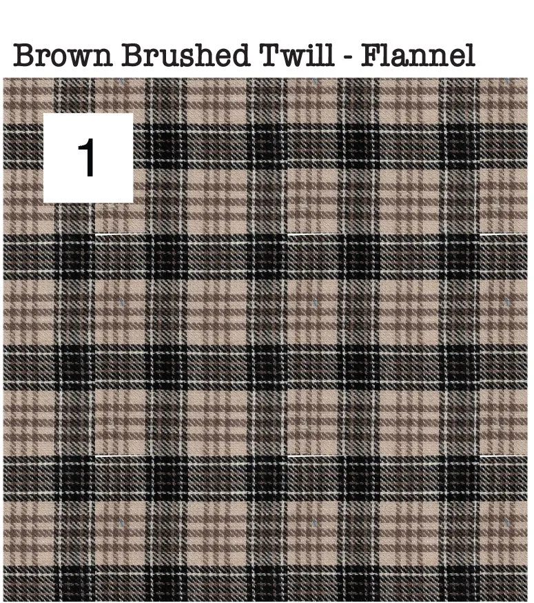 SMALL BATCH STYLES- "ELEVATED TWILL FLANNELS"