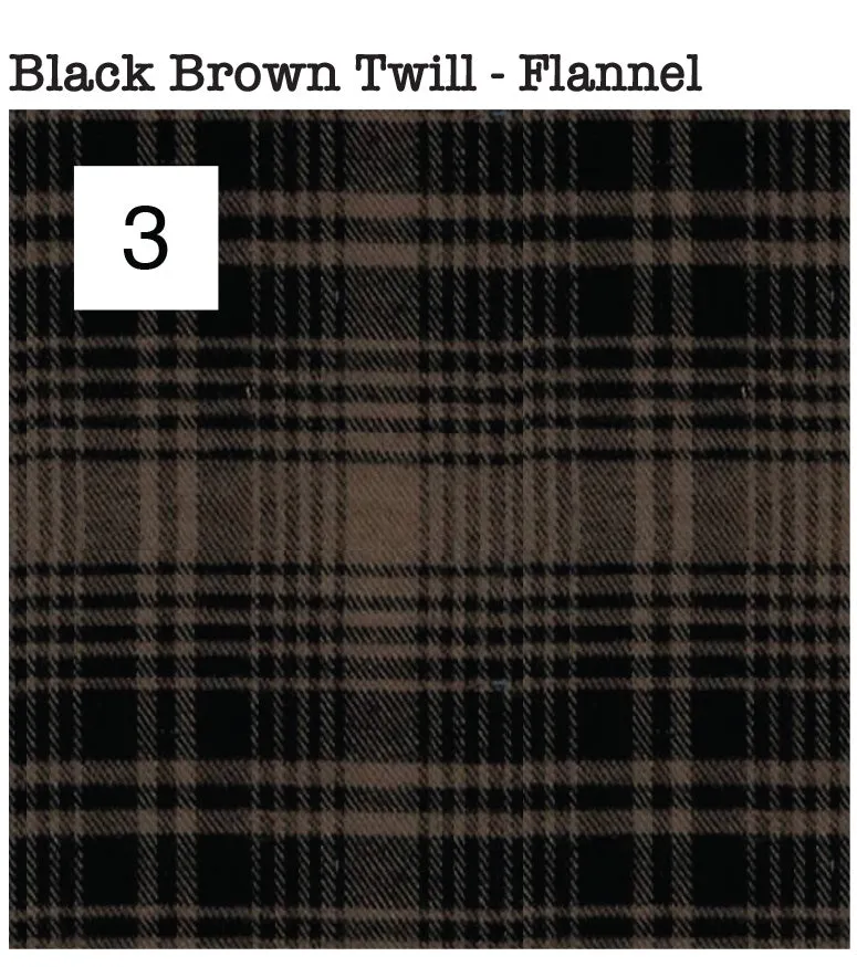 SMALL BATCH STYLES- "ELEVATED TWILL FLANNELS"