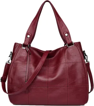 Soft Leather Handbags for Women Genuine Leather Purses Tote Bag Shoulder Bag Top Handle Satchel Ladies Crossbody Hobo Bags