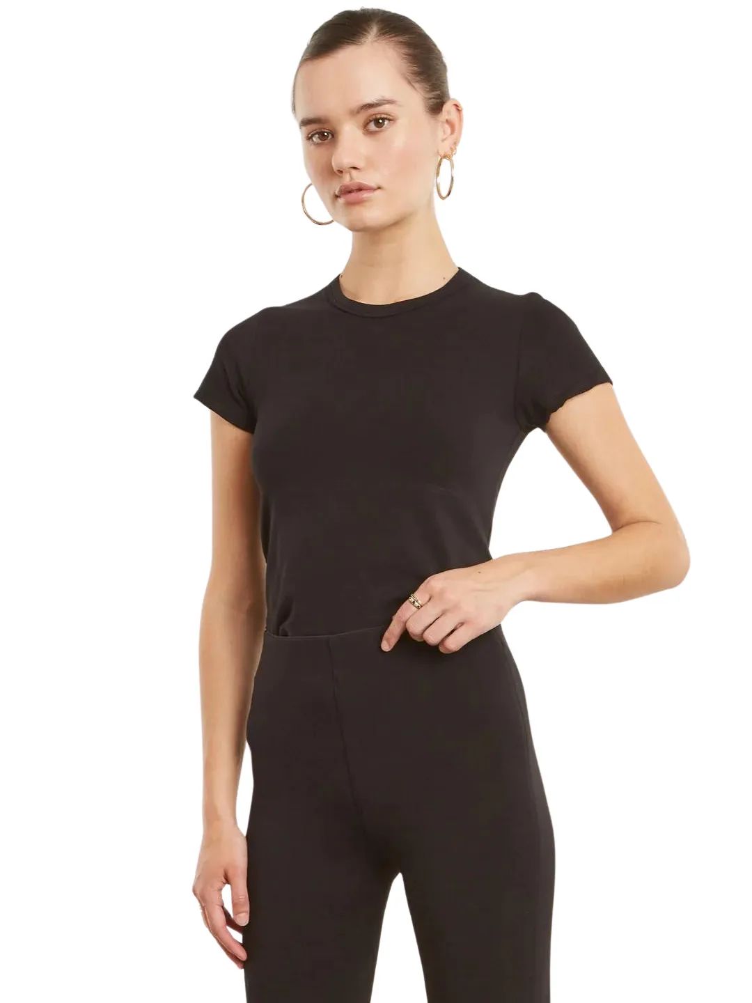 Sprwmn short sleeve tee black