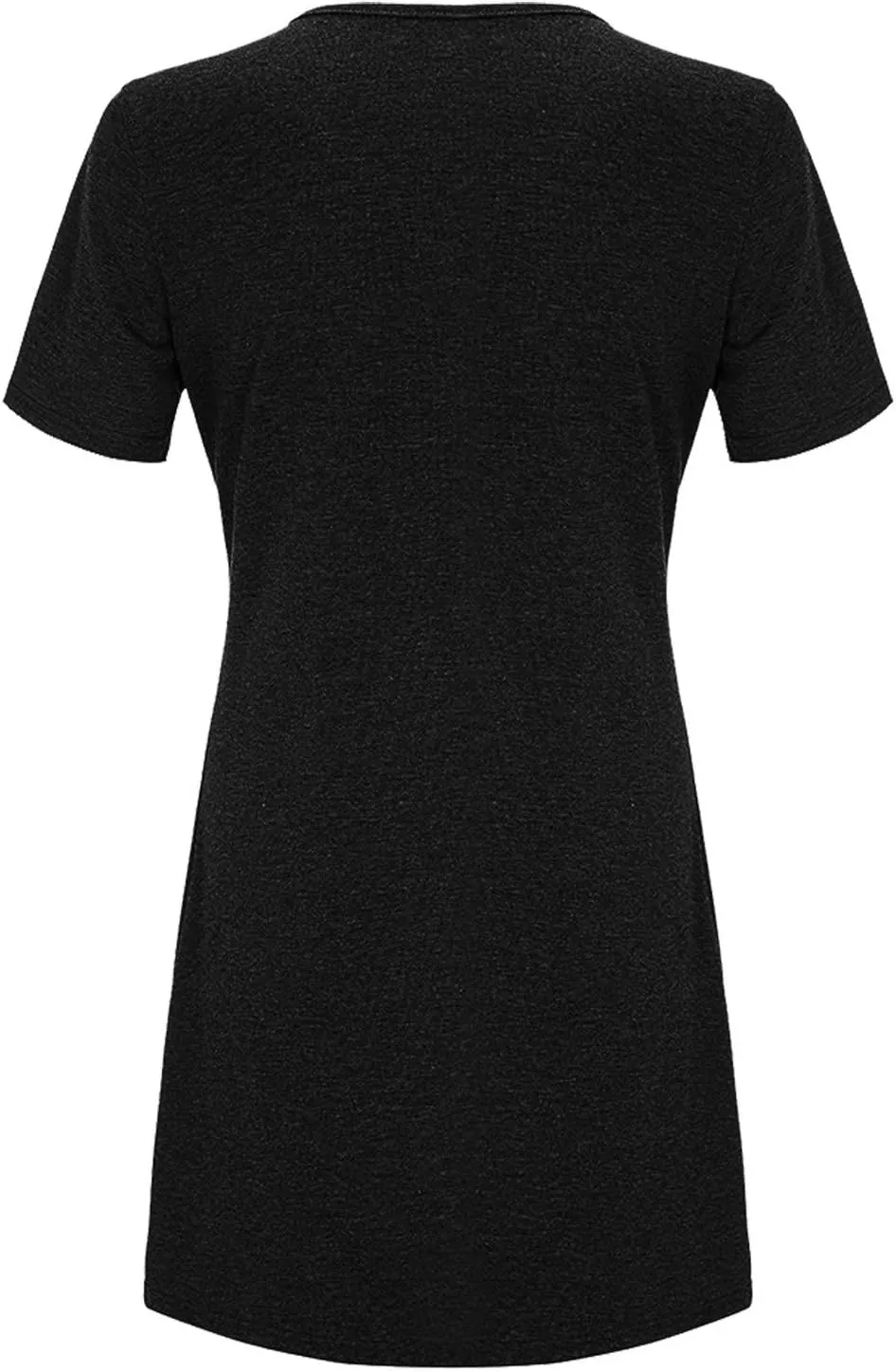 Summer Dresses for Women 2025 Casual Loose Fit Short Sleeve Crew Neck Mini Dresses A-Line Flowy T-Shirts Dresses