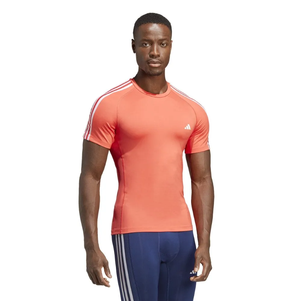 Techfit 3-Stripes Training T-shirts
