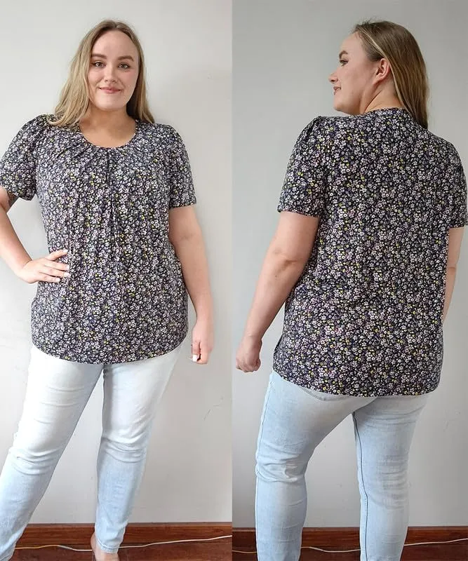 TIYOMI Plus Size Tops for Women Round Neck Square Neck T Shirts Summer Casual Short Sleeve Tunic Blouses XL-5XL