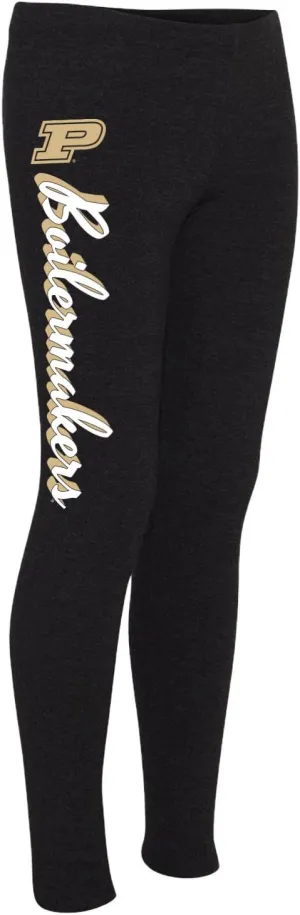 UGP Campus Apparel NCAA Mascot Script Leggings,Women's Blue Skinny Flat Front Stretchable Football Leggings,Size M(Waist 30)