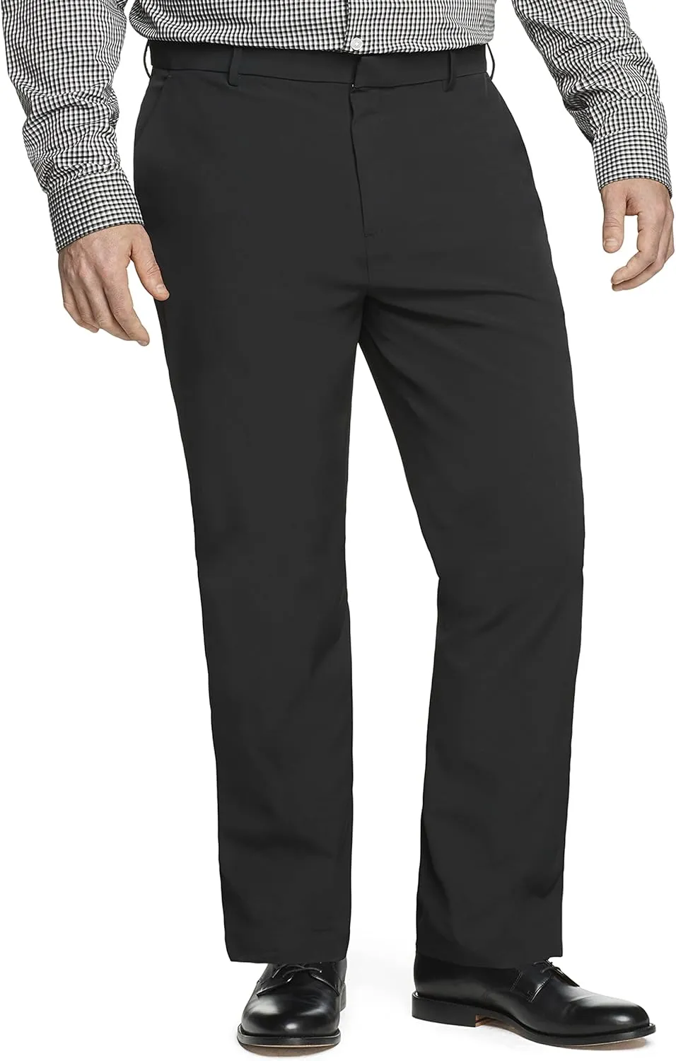 Van Heusen Men's Big and Tall Stain Shield Stretch Straight Fit Flat Front Dress Pant