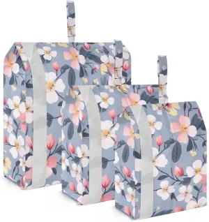 Watercolor Daisy Packing Cubes for Travel 3 Set Travel Bags Organizer Luggage Packing Organizers for Suitcase