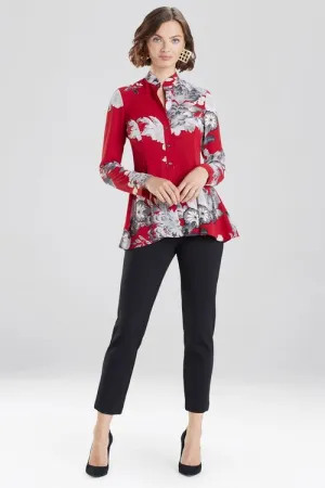 Winter Peony Blouse