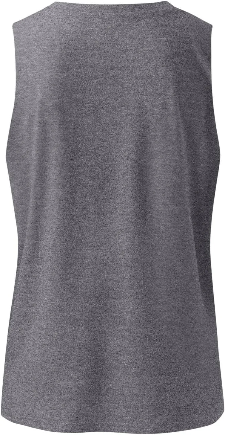 Women Tank Tops V Neck Sleeveless Stretch Cami T Shirts Loose Fit Summer Vacation 2025 Trendy Outfits