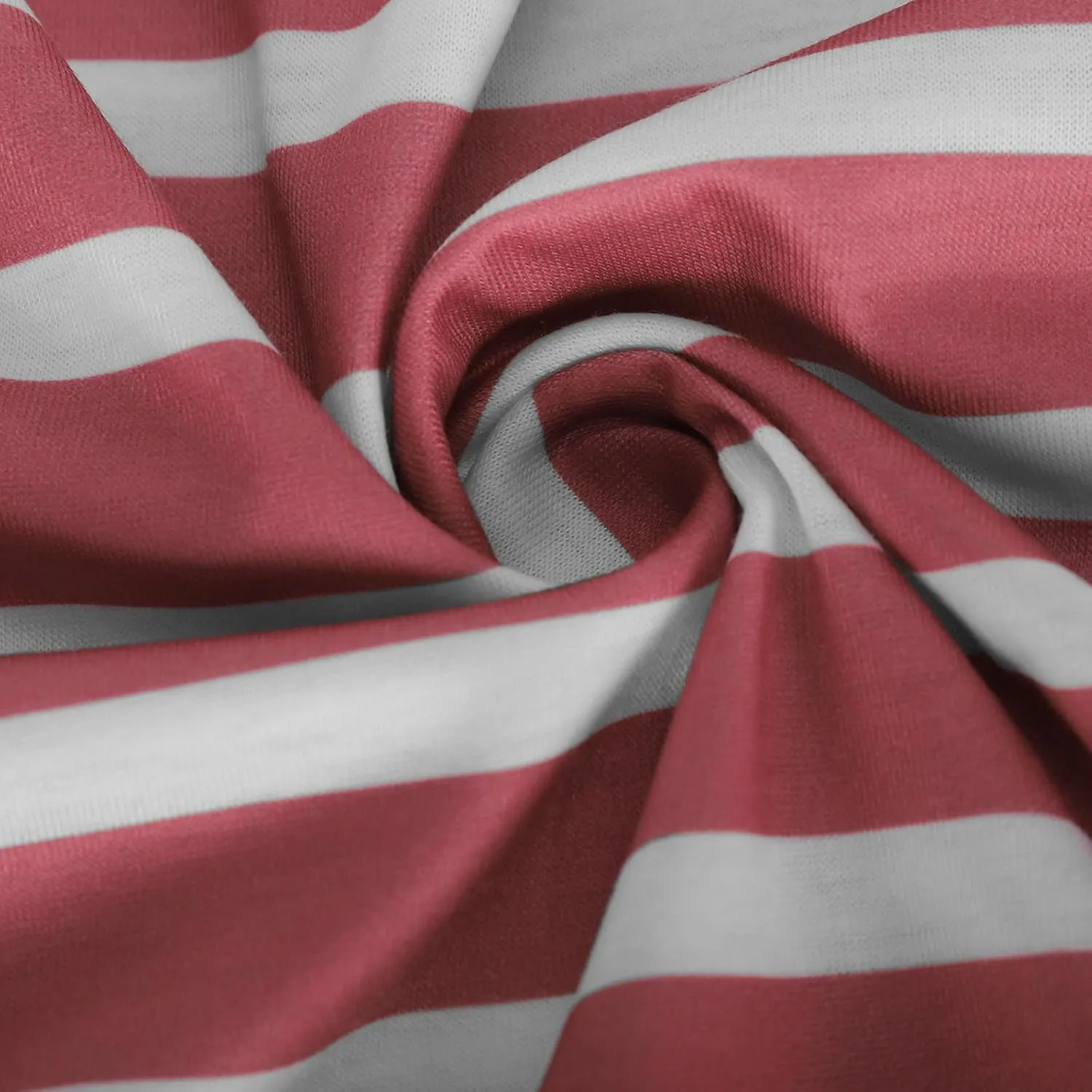 Womens Casual Fall Dresses Striped Print Ruffle Hem Short Dresses Loose Fitting Round Neck Mini Dresses with Pockets