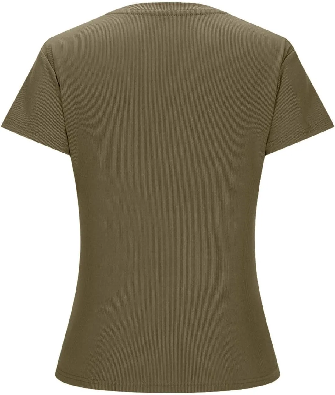 Womens Casual Tops Going Out Crop T Shirts Slim Fit Short Sleeve Crew Neck Tight Blouses Girls Summer Trendy Tunic