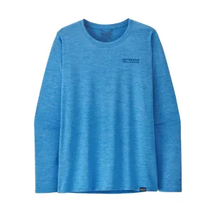 Womens Patagonia Capilene Cool Daily Graphic Long Sleeve Shirt - Lands