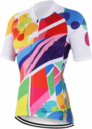 Women's Summer Sport T-Shirts Quick Dry Bicycle Riding Clothing Sun Protection Mountain Bike Riding Tops with Rear Pockets