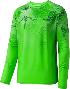 YIBIMOTTO Sun Protection Fishing Shirt for Men UPF 50  Long Sleeve Hooded Fishing T-shirts Quick Dry Fishing Clothing